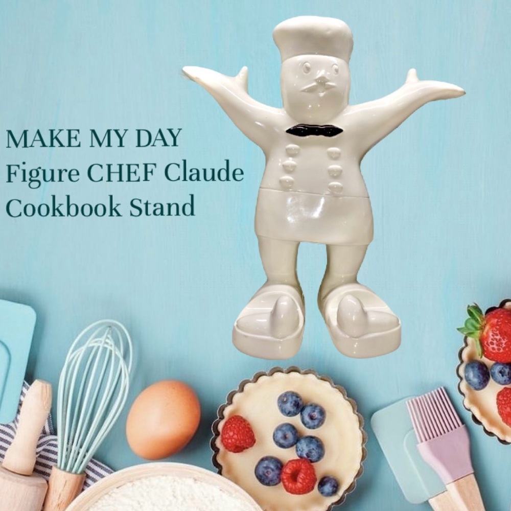 Make My Day Chef Claude      Cookbook Stand - Picture 5 of 5
